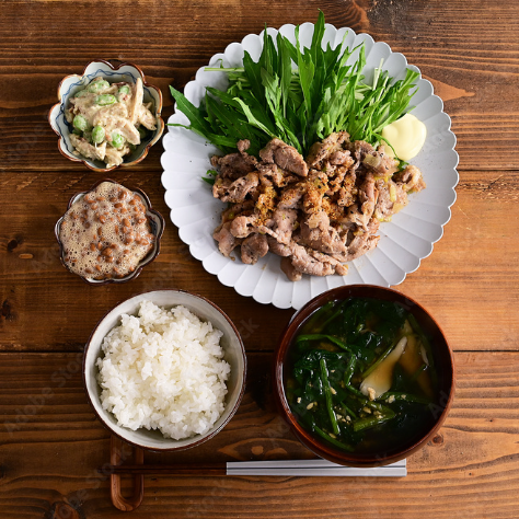 豚のねぎ塩焼き定食