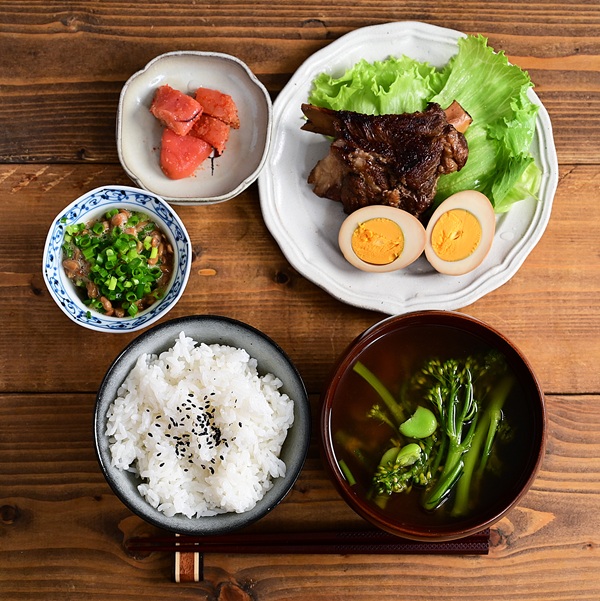 豚の角煮定食