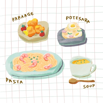 パスタのイラスト